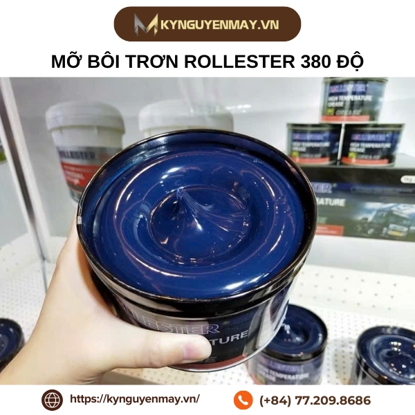 Mỡ bôi trơn chịu nhiệt cao 380 độ ROLLESTER