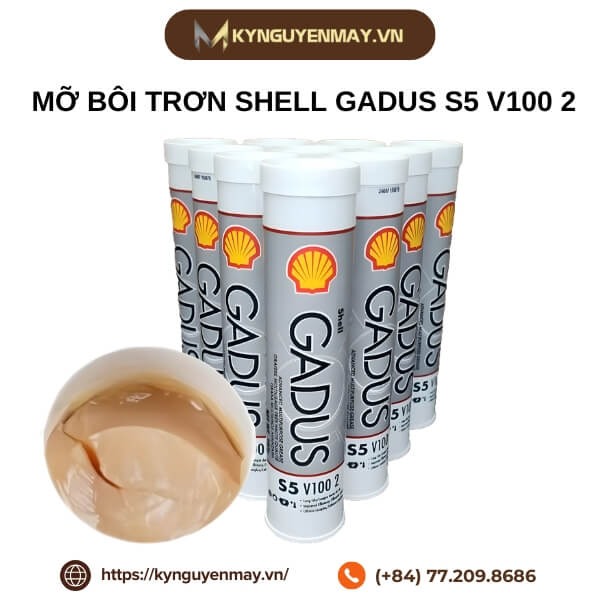 Mỡ bôi trơn Shell Gadus S5 V100 2 (Albida Grease EMS 2)