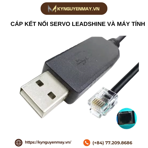 Cáp kết nối servo Leadshine và máy tính