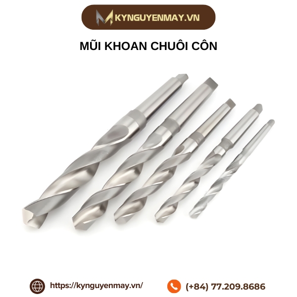 Mũi khoan chuôi côn