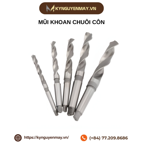Mũi khoan chuôi côn