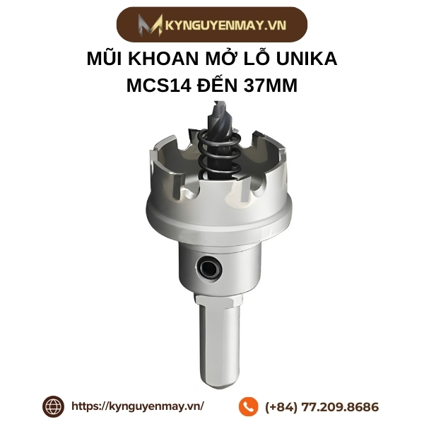 Mũi khoan mở lỗ UNIKA MCS14 đến 37mm