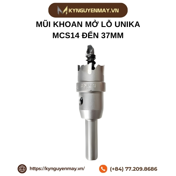 Mũi khoan mở lỗ UNIKA MCS14 đến 37mm