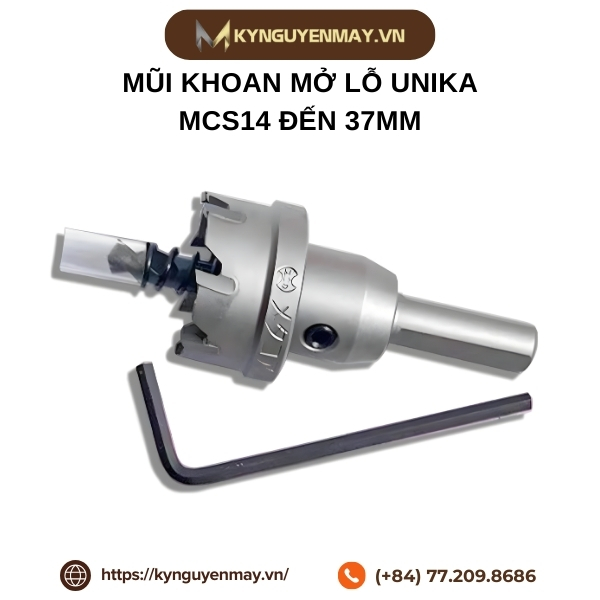 Mũi khoan mở lỗ UNIKA MCS14 đến 37mm
