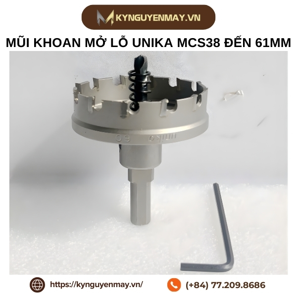 Mũi khoan mở lỗ UNIKA MCS38 đến 61mm