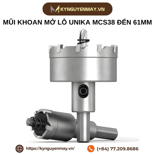 Mũi khoan mở lỗ UNIKA MCS38 đến 61mm