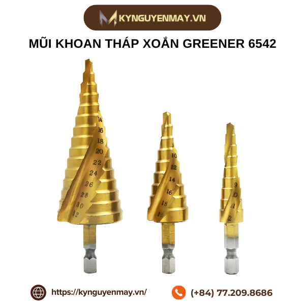 Mũi khoan tháp xoắn GREENER 6542