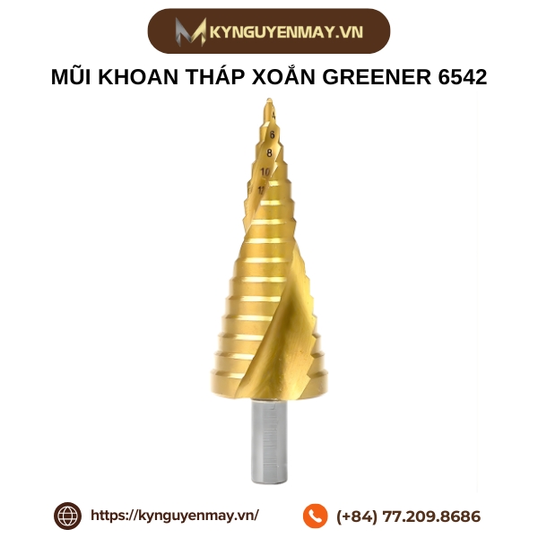 Mũi khoan tháp xoắn GREENER 6542