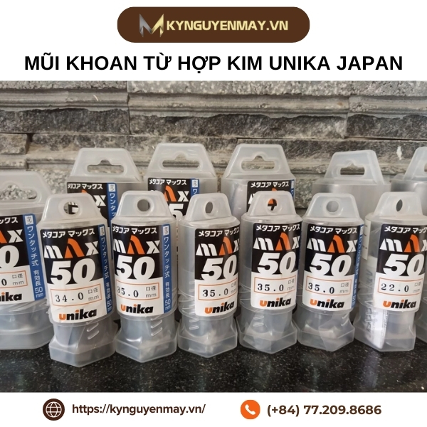 Mũi khoan từ hợp kim UNIKA JAPAN