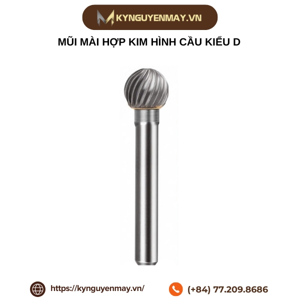 Mũi mài hợp kim hình cầu kiểu D