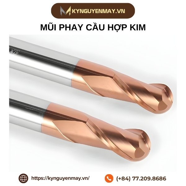 Mũi phay cầu hợp kim