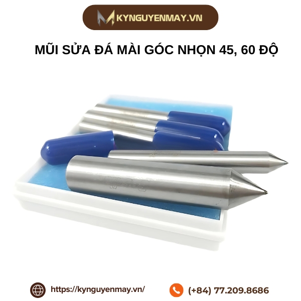 Mũi sửa đá mài kim cương góc nhọn 45, 60 độ BD-30