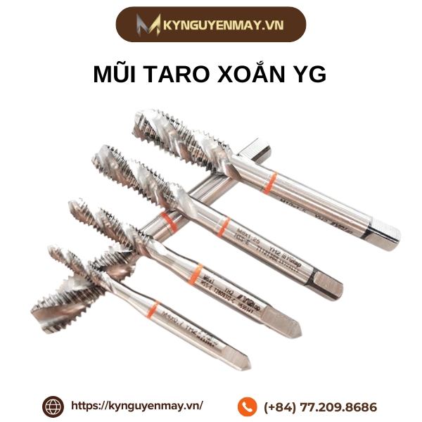 Mũi taro xoắn YG