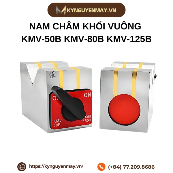 Nam châm khối vuông KMV-50B KMV-80B KMV-125B