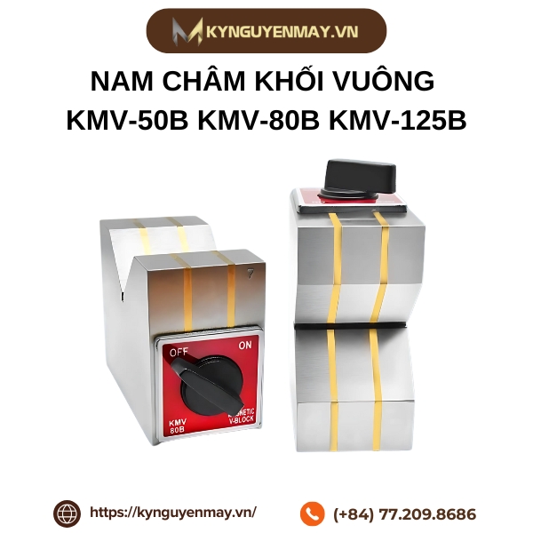 Nam châm khối vuông KMV-50B KMV-80B KMV-125B
