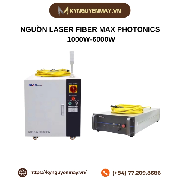 Nguồn laser fiber MAX Photonics 1000W-6000W