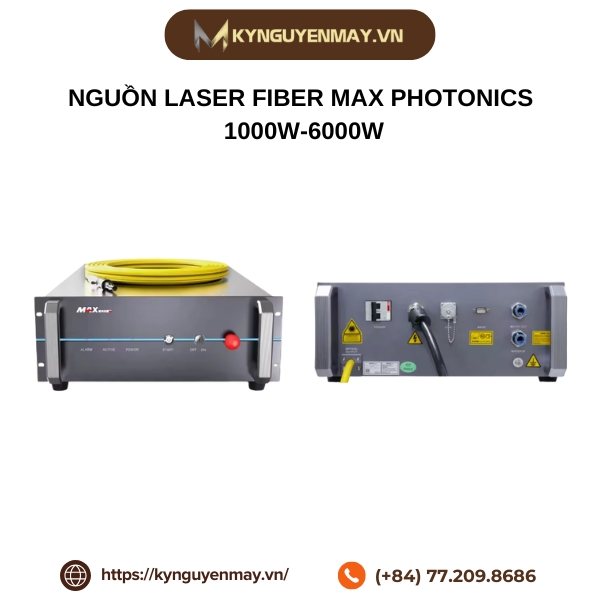 Nguồn laser fiber MAX Photonics 1000W-6000W