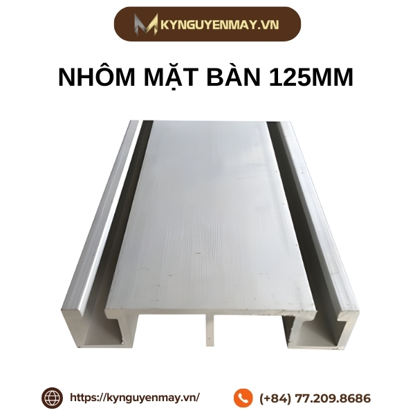 Nhôm mặt bàn 125mm