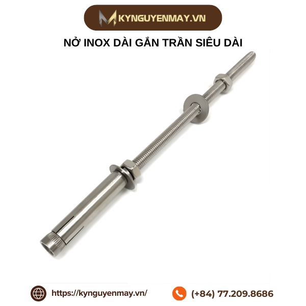 Nở inox dài gắn trần siêu dài