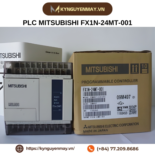 PLC MITSUBISHI FX1N-24MT-001, FX3GA-24MT-CM