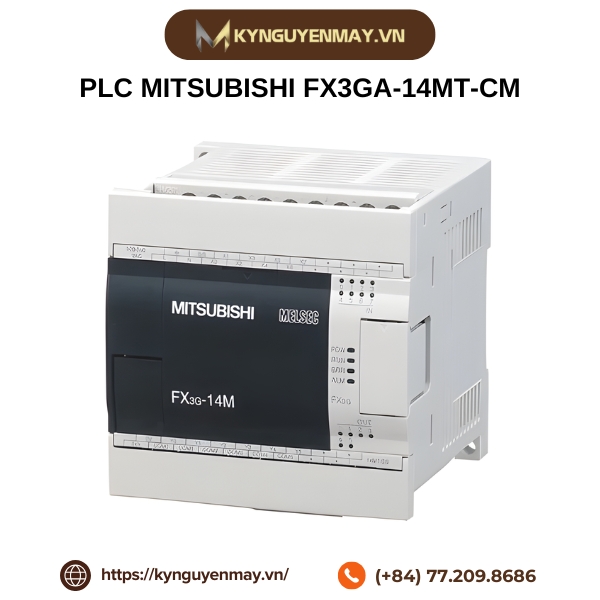 PLC MITSUBISHI FX1N-14MT-001, FX3GA-14MT-CM