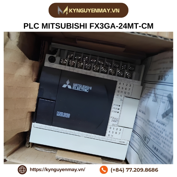 PLC MITSUBISHI FX1N-24MT-001, FX3GA-24MT-CM