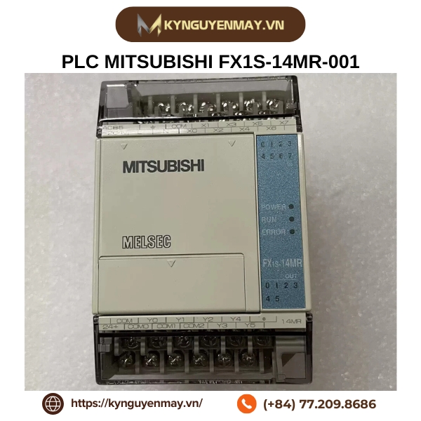 PLC MITSUBISHI FX1S-14MR-001, FX1S-14MT-001