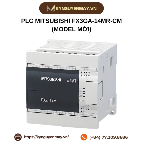 PLC MITSUBISHI FX1N-14MR-001, FX3GA-14MR-CM