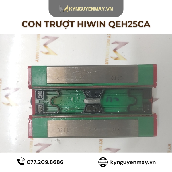 Con trượt HIWIN QEH | QEH15CA, QEH20CA, QEH25CA, QEH30CA, QEH35CA