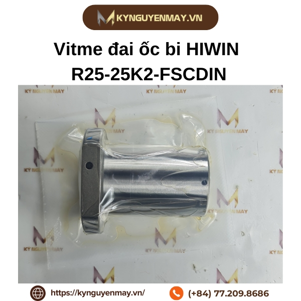 Vitme đai ốc bi HIWIN R25-25K2-FSCDIN