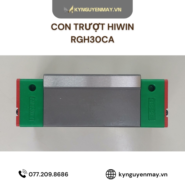 Con trượt HIWIN RGH-CA | RG15, RG20, RG25, RG30, RG35, RG45, RG55, RG65