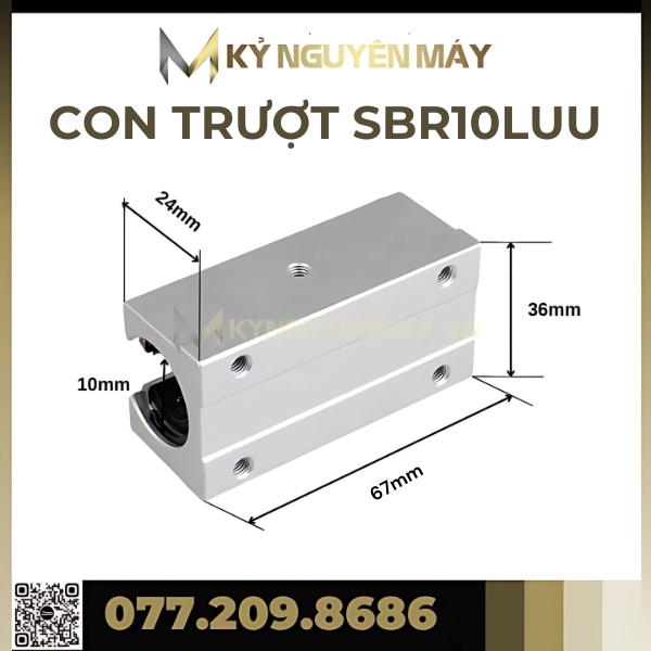 Con trượt khuyết SBR | SBR10UU, SBR35UU, SBR16LUU, SBR20LUU
