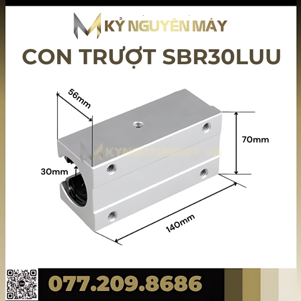 Con trượt khuyết SBR | SBR10UU, SBR35UU, SBR16LUU, SBR20LUU