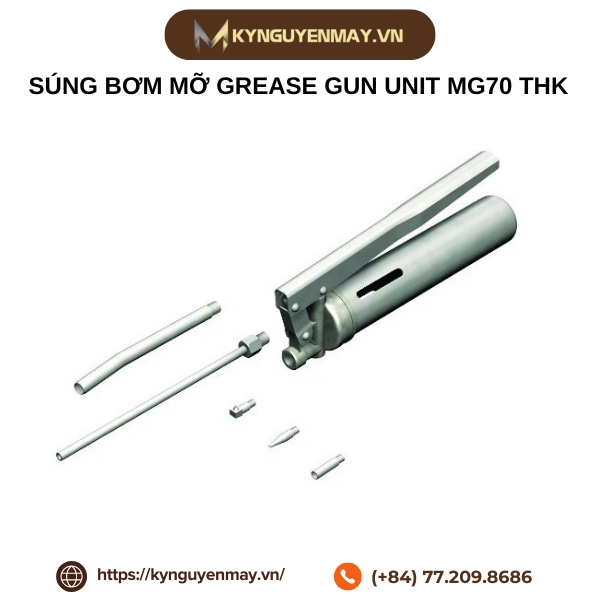 Súng bơm mỡ grease gun unit MG70 THK