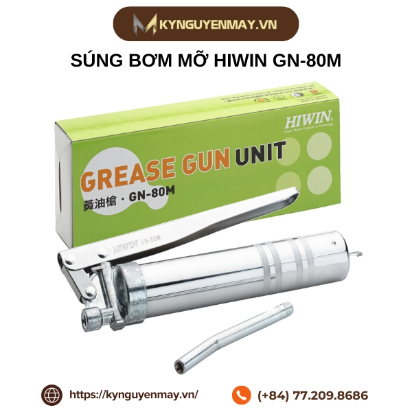 Súng bơm mỡ HIWIN GN-80M (Grease gun HIWIN GN80-M)