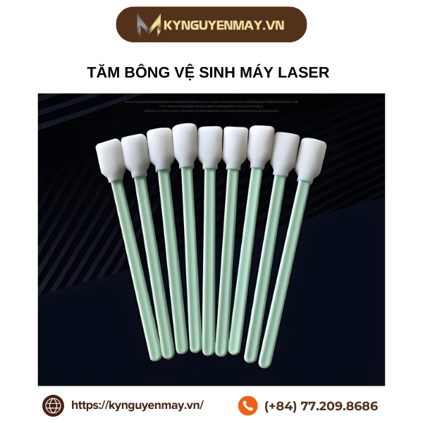 Tăm bông vệ sinh máy laser