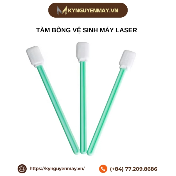 Tăm bông vệ sinh máy laser