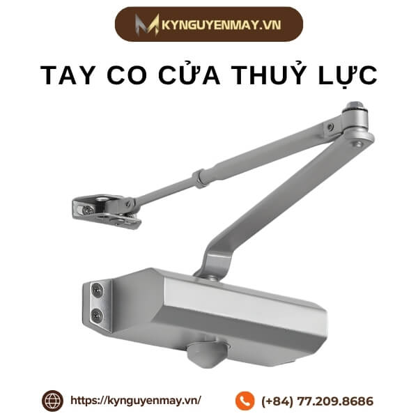 Tay co cửa thuỷ lực