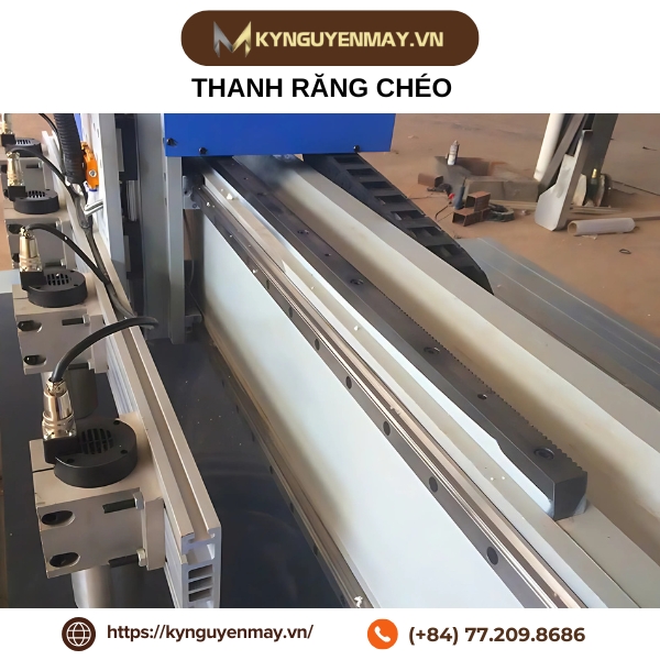 Thanh răng chéo modun TR-1,25M*671mm, TR-1,25M*1400mm, TR-3M*1000mm