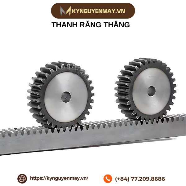 Thanh răng thẳng modun 1.24M, 2M, 3M