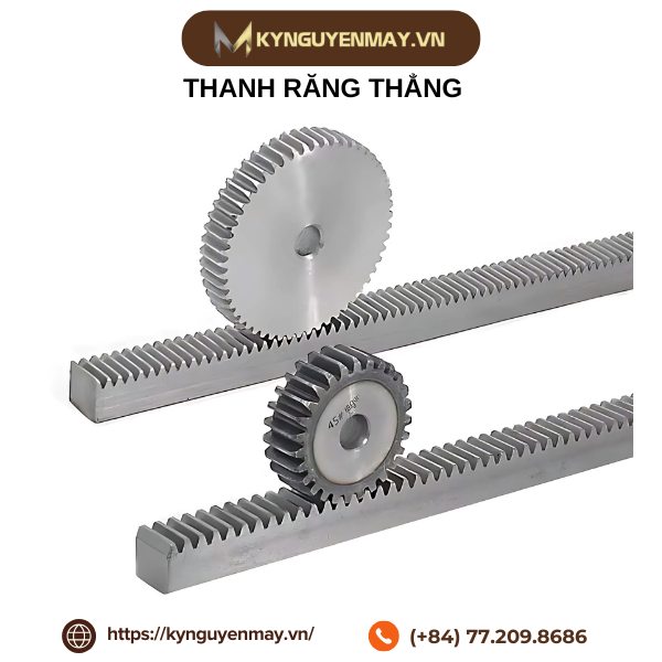 Thanh răng thẳng modun 1.24M, 2M, 3M