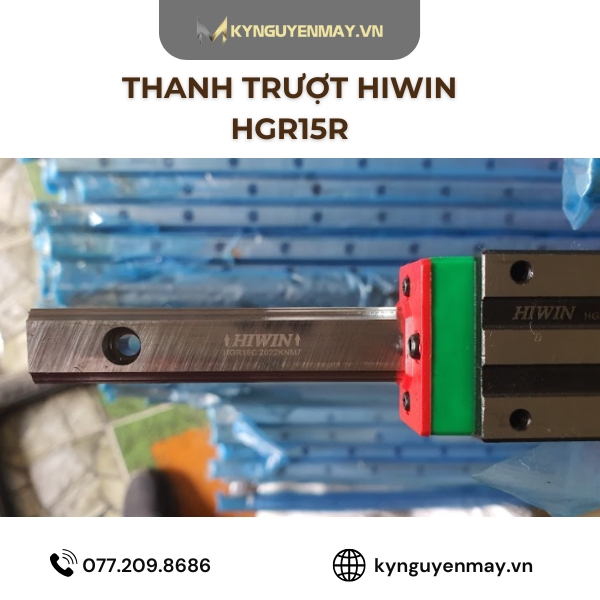 Thanh trượt vuông HIWIN HGR15, HGR20, HGR25, HGR30, HGR45, HGR55, HGR65