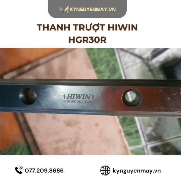 Thanh trượt vuông HIWIN HGR15, HGR20, HGR25, HGR30, HGR45, HGR55, HGR65