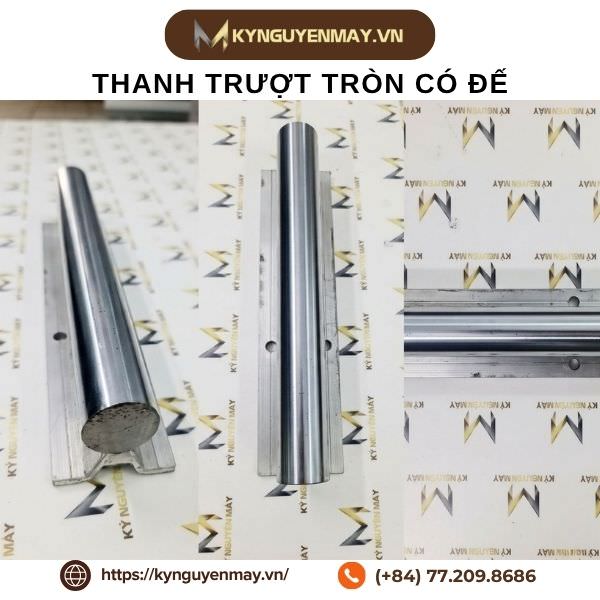 Thanh trượt tròn có đế SB Φ20 Φ25 Φ20 Φ30 Φ35