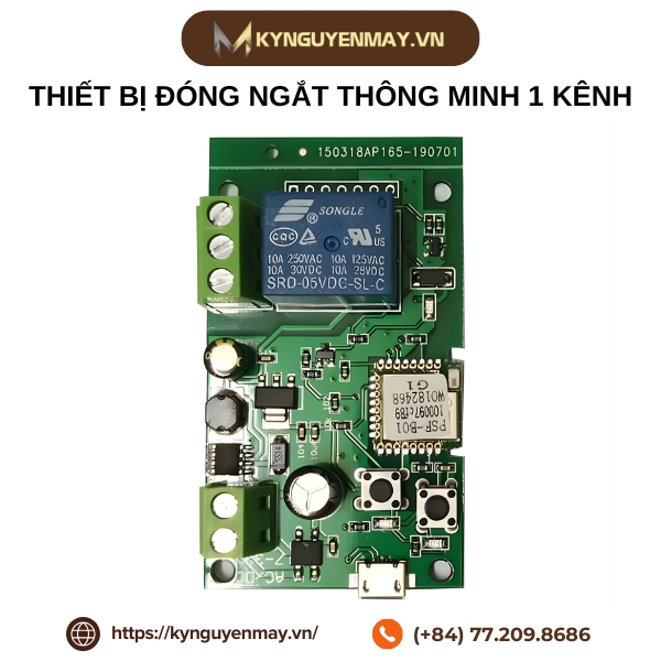 Thiết bị đóng ngắt thông minh 1 kênh