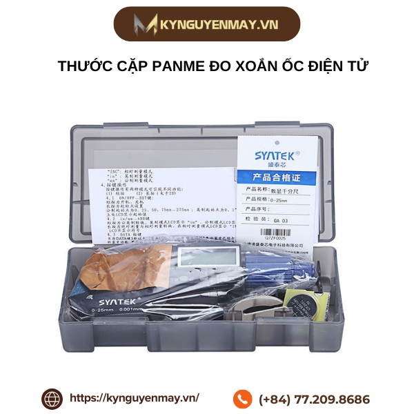 Thước cặp Panme đo xoắn ốc điện tử