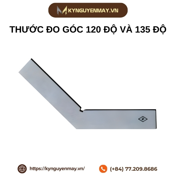 Thước đo góc 120 độ và 135 độ