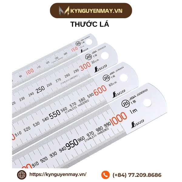 Thước lá rộng 2.8mm dày 1mm dài 2000mm, 3000mm, 4000mm