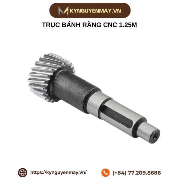 Trục bánh răng CNC modun 1.25m
