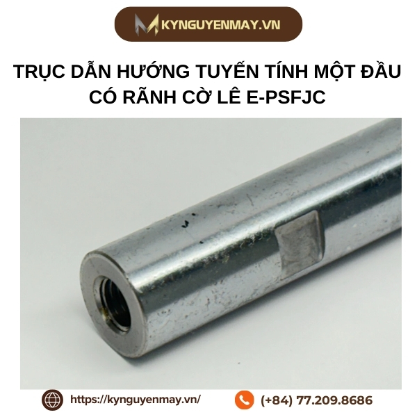 Trục dẫn hướng tuyến tính một đầu có rãnh cờ lê E-PSFJC